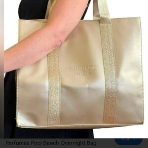 Jimmy Choo Shimmering Gold Tote